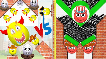 HIDE BALL brain teaser games vs DRAW TO SMASH login puzzle Gameplay 9999 ios #hideball #androidgames