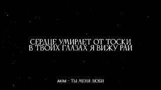 Akim - Ты меня люби (Текст песни)