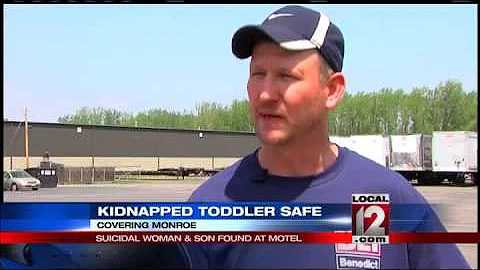 Toddler found safe in Monroe after Amber Alert