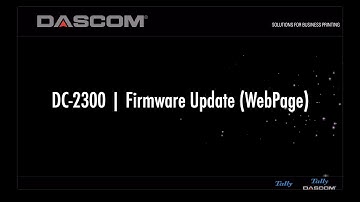 DASCOM DC-2300 | Firmware update Webpage