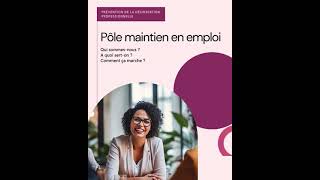 Présentation du pôle maintien en emploi