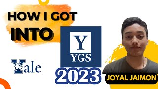 My YYGS Application Journey - Joyal Jaimon