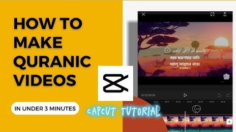 How to make Professional Quranic Video (SIMPLE AND EASY) | With Free Capcut Template | @wowvideo007