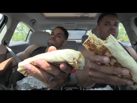 Taco Bell Steak XXL GRILLED Steak STUFF BURRITO @Hodgetwins