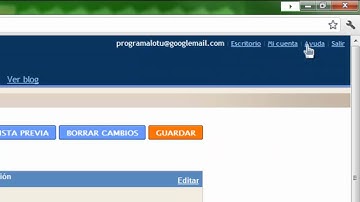 Tutorial Blogger - Página de Bienvenida para tu Blog