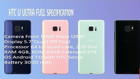 HTC U Uttra |With Dual Display | HTC Ocean Sense Touch UI gesture control | Review | 4gb 64gb