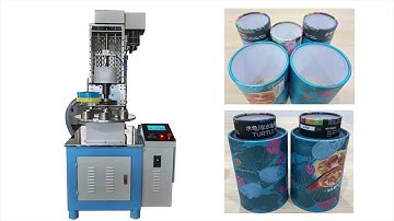 360 Degree Servo Motor Paper Tube Curling Machine (6 stations)