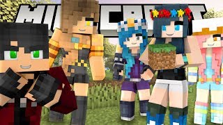 Who will survive? Our FIRST night in Minecraft Survival!