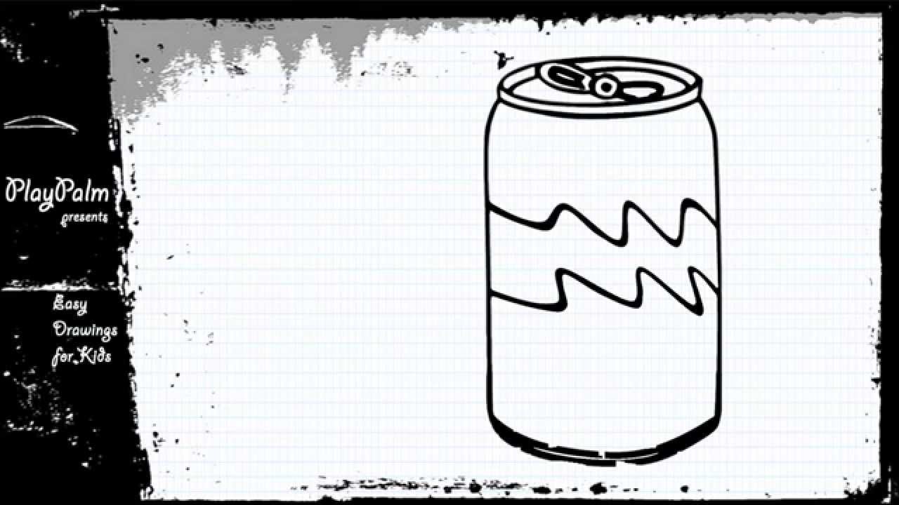How to draw Soda Can - YouTube