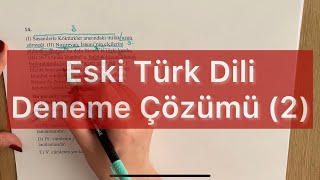 Eski Türk Dili Soru Çözümü (2. Bölüm) (2022 Çıkmış Sorulara Benzer!!) #öabtedebiyat #öabttürkçe screenshot 2