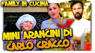 FAMILY IN CUCINA MINI ARANCINI DI RISO AI GAMBERI E FAGIOLINI DI CARLO CRACCO 🍝 NUOVA SERIE ep2