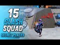 TOP 15 CLASH SQUAD SECRET PLACES IN FREE FIRE | CLASH SQUAD TIPS AND TRICKS IN FREE FIRE (PART - 9)