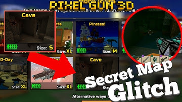 SECRET MAP GLITCH!? - Pixel Gun 3D