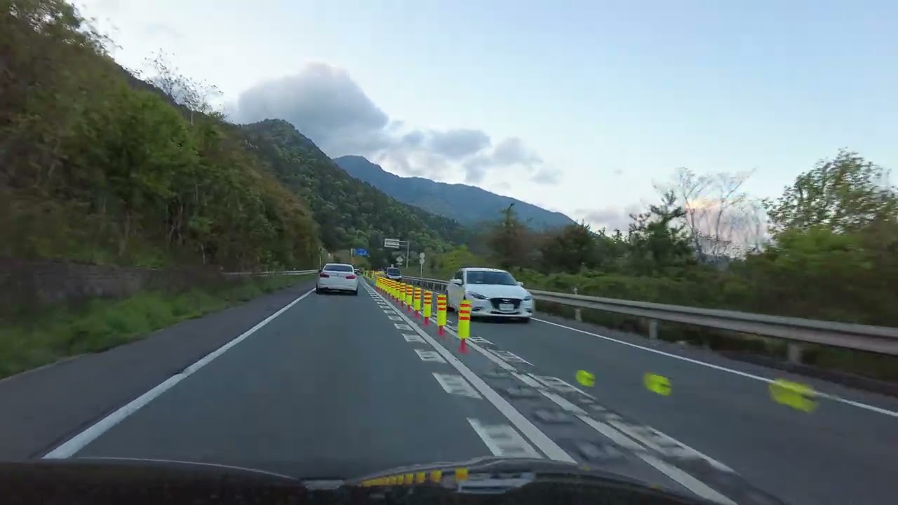 令和7年5月、国道161号線バイパス大津市北比良　2025