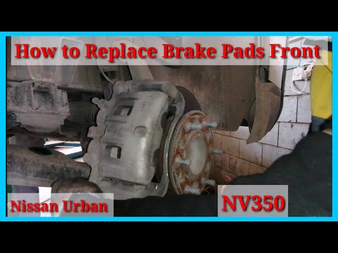 Nissan Urban, How to Replace Brake Pads Front Nissan Urban NV350