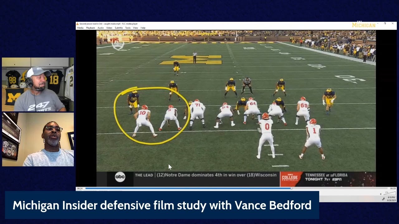Michigan Football Film Study Defense vs Rutgers With Vance Bedford