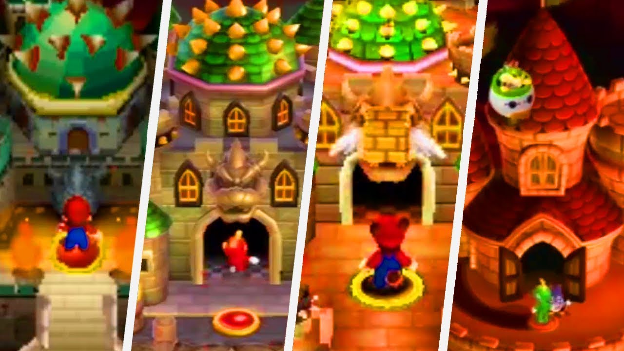 Evolution of Final Castles in New Super Mario Bros. Games (2006 - 2017 ...