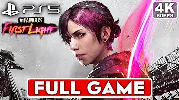 INFAMOUS FIRST LIGHT Gameplay Walkthrough FULL GAME [4K 60FPS PS5] - No Commentary