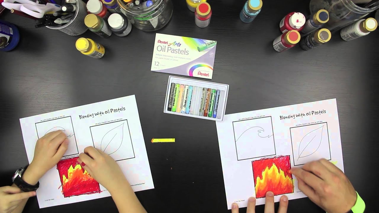 Intro To Pastels For Kids: How To Blend With Oil Pastels - Art For Kids Hub  