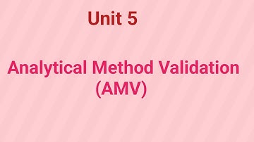 Analytical method validation|AMV|GRP|regulatory affairs #analytical #method #validation #amv