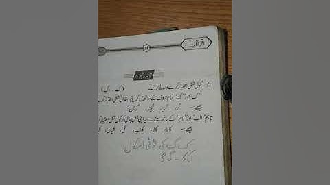 PVI URDU LESSON # 33 (PART 3) DATED: 20/6/2020 TOPIC:READING