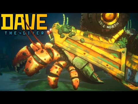 Видео: Невероятный бронированный краб // Dave the Diver #5