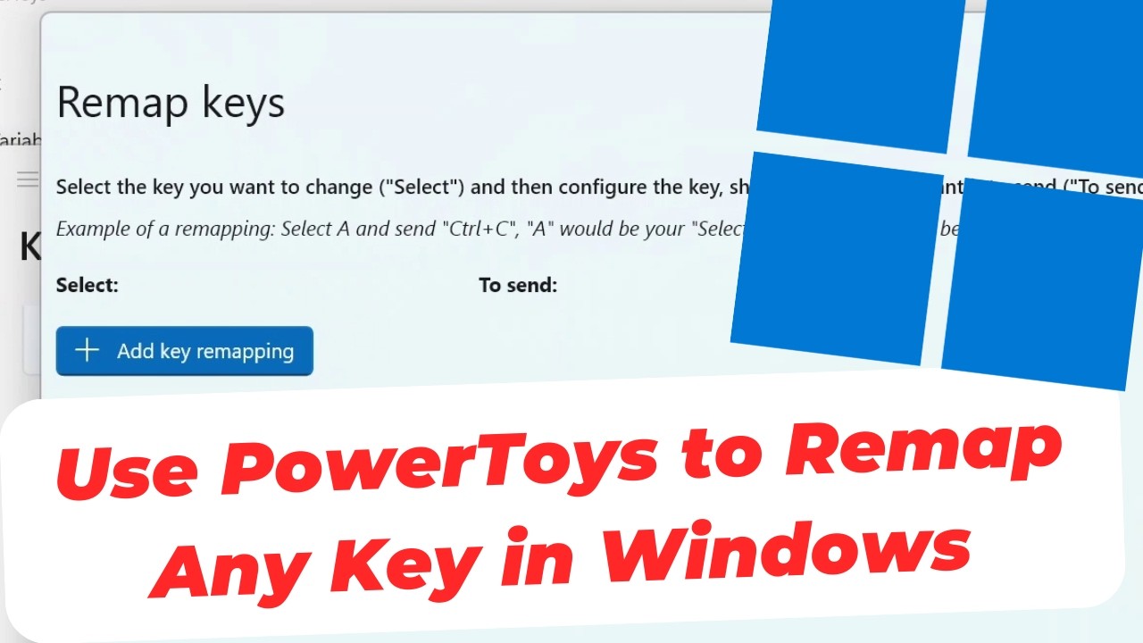Remap Writing How to Use PowerToys to Remap Any Key in Windows - YouTube