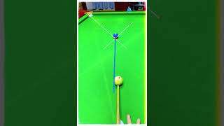 The 90° Ghost Ball Aiming Secret! 📐🎱 #billiards #pool1 #snooker