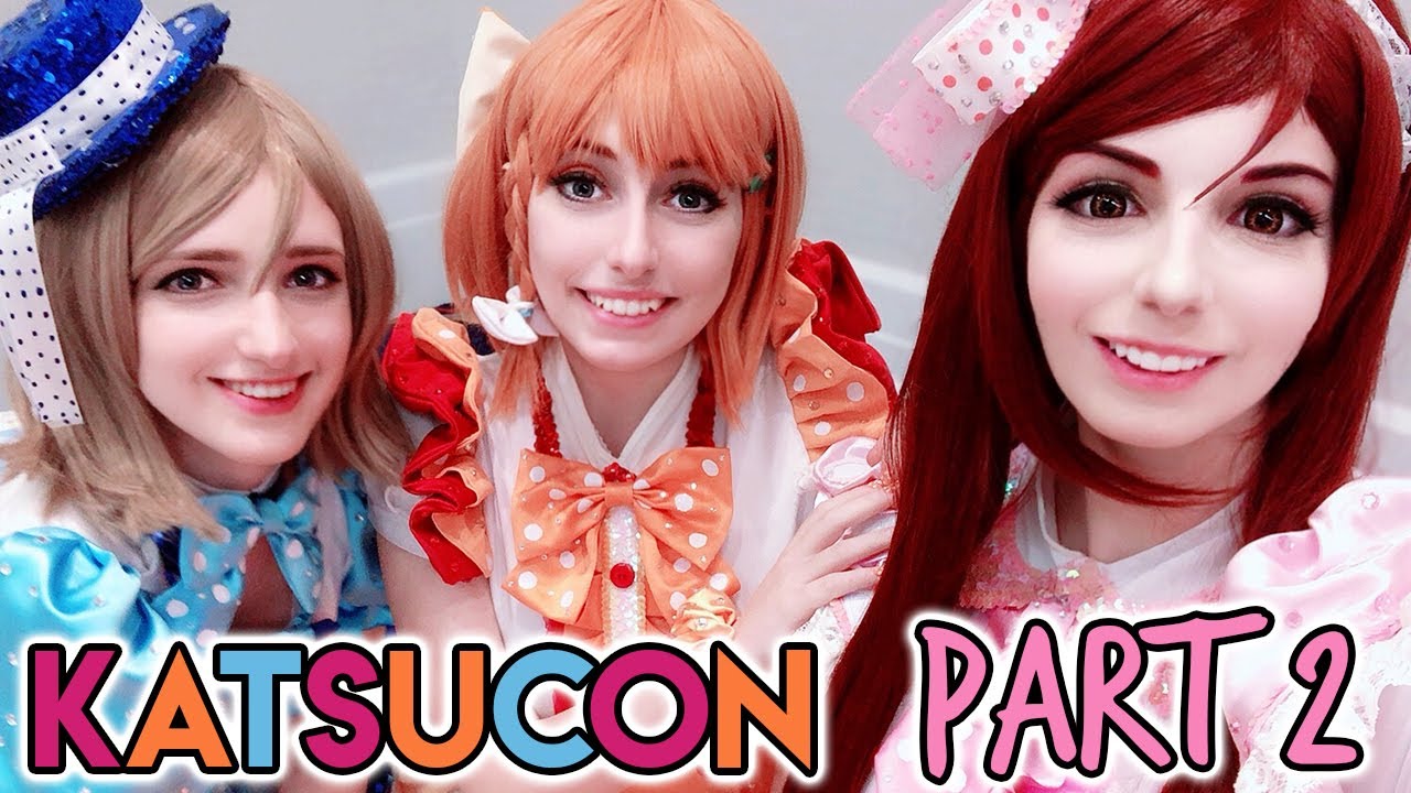 Love Live Omoi Trio! + Jessica Nigri lol jk [Katsucon 2019 Vlog - PART 2]