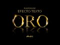 Photoshop Efecto Texto Oro: 3 métodos diferentes para crear un efecto de texto dorado