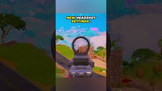 NEW HEADSHOT SETTINGS 🎯 (Fortnite PS5 &amp; XBOX)
