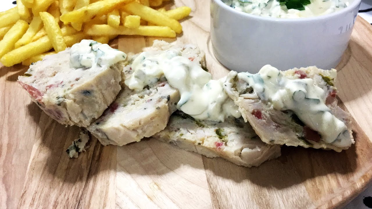 ROLLO DE BONITO AL HORNO(RECETA ASTURIANA) CON SALSA TÁRTARA