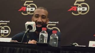 Duquesne MBB HC Dru Joyce III, Jimmie Williams, Alex Williams 3/12/26