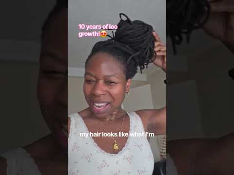 10 year's of locs!# locs #locjourney #womenwithlocs