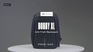 Bobby Xl 17 Anti-Theft Backpack, Black - 360 Video