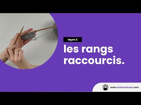 Vidéo: Comment Tricoter Des Rangs Circulaires