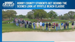 Horry County students get behind the scenes look at Myrtle Beach Classic