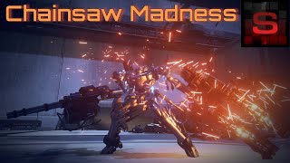 Shredding S rank with the Chainsaw! (Armored core 6 PvP)