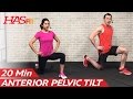 How to Fix Anterior Pelvic Tilt: 20 Min Hyperlordosis Correction Exercises