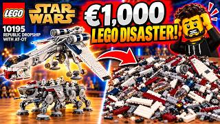 I Had to Completely Dismantle a €1,000 LEGO Star Wars Set! | 10195 Republic Dropship #lego