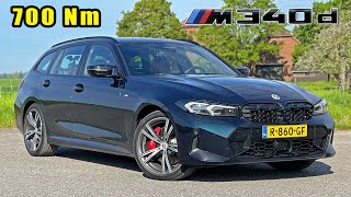 2024 Bmw 3 Series Touring G21 Lci M340D // Review On Autobahn