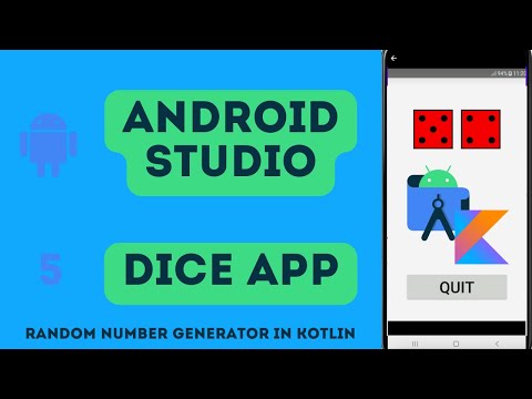 Random number generator in Kotlin. Lesson 5  // Dice roll app