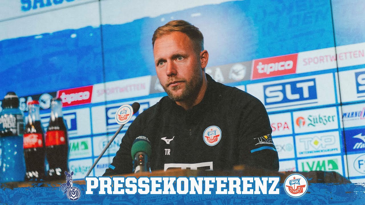 Die Pressekonferenz vor dem Auswärtsspiel in Duisburg