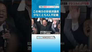 東海地方の自民党・安倍派国会議員　少なくとも4人がキックバックなど不記載　政治資金パーティーをめぐる問題【独自】 #チャント