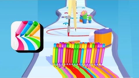 Pencil Rush 3D Max Level - All Levels Gameplay (iOS & Android) Walkthrough part 33