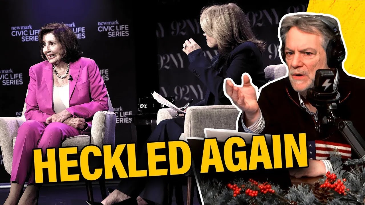 AWKWARD: Nancy Pelosi gets BRUTALLY HECKLED by Radical Leftists!