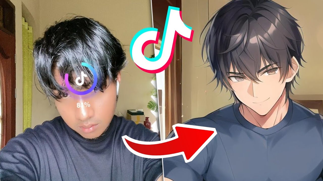 The TikTok filter making random anime girls appear out of nowhere