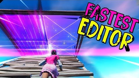 Fastest 60fps keyboard editor on console