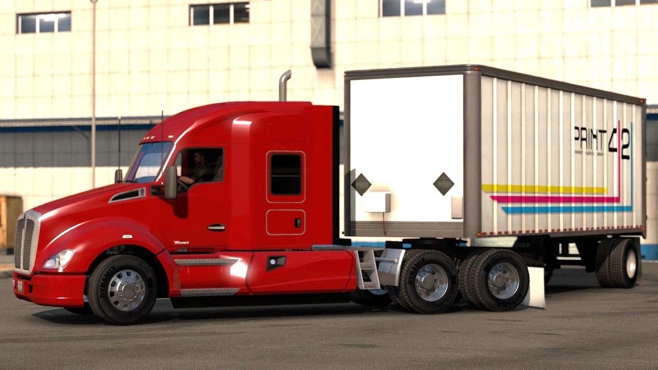 American Truck  Simulator Preview Kenworth  T680 With a 