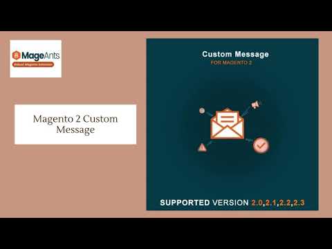 MageAnts Free Magento 2 Custom Message